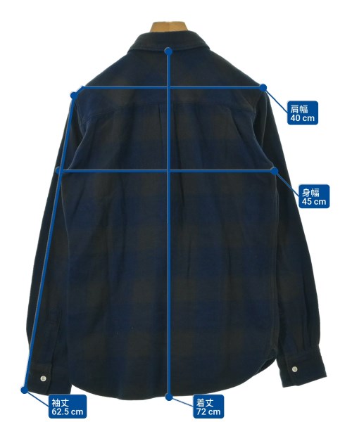 Ron Herman California（ロンハーマンカリフォルニア）カジュアルシャツ 青 サイズ:S メンズ/2200674515024