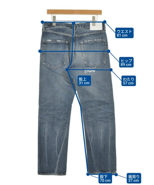 Ron Herman California（ロンハーマンカリフォルニア）デニムパンツ 青 サイズ:33(L位) メンズ/2200674435018