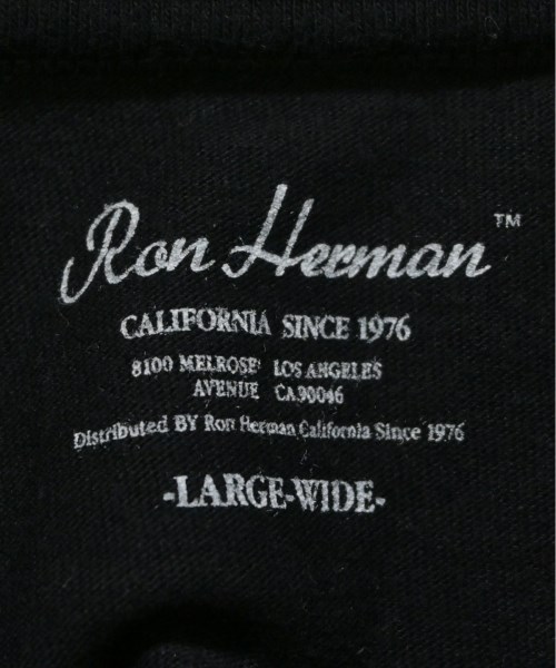 Ron Herman California（ロンハーマンカリフォルニア）Tシャツ・カットソー 黒 サイズ:L メンズ/2200654655139