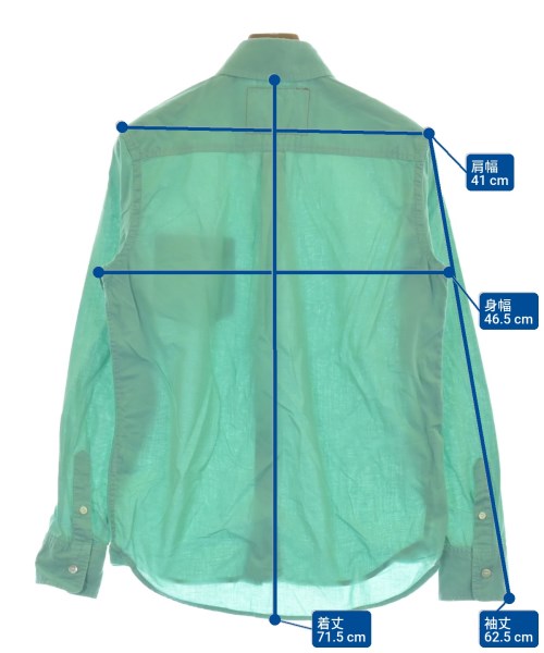 Ron Herman California（ロンハーマンカリフォルニア）カジュアルシャツ 緑 サイズ:M メンズ/2200650042056