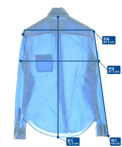 Ron Herman California（ロンハーマンカリフォルニア）カジュアルシャツ 青 サイズ:M メンズ/2200650042063