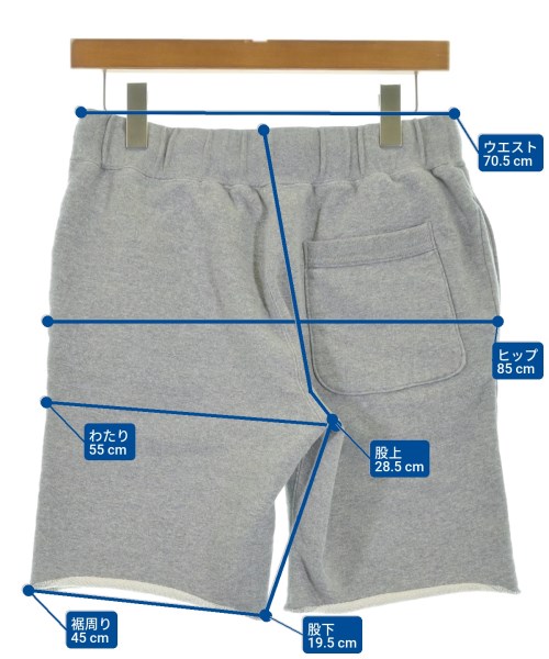 Ron Herman California（ロンハーマンカリフォルニア）ショートパンツ グレー サイズ:M メンズ/2200647098226