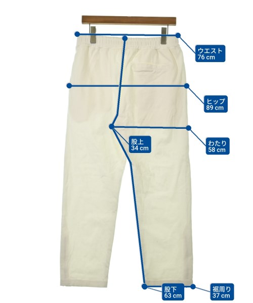 Ron Herman California（ロンハーマンカリフォルニア）スウェットパンツ 白 サイズ:M メンズ/2200669531435