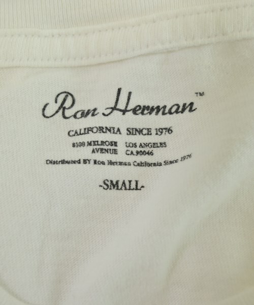 Ron Herman California（ロンハーマンカリフォルニア）Tシャツ・カットソー 白 サイズ:S メンズ/2200722312063