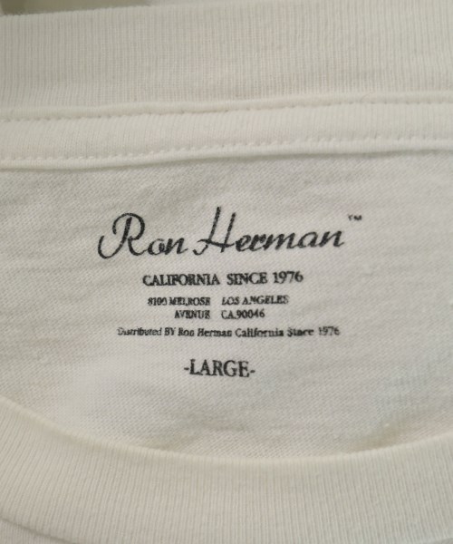Ron Herman California（ロンハーマンカリフォルニア）Tシャツ・カットソー 白 サイズ:L メンズ/2200727563125