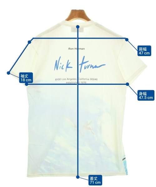 Ron Herman California（ロンハーマンカリフォルニア）Tシャツ・カットソー 白 サイズ:S メンズ/2200684727080