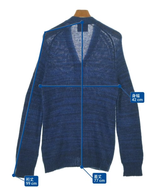 Acne（アクネ）カーディガン 青 サイズ:XS メンズ/2200623323120