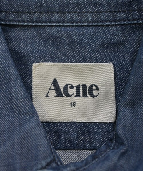 Acne（アクネ）カジュアルシャツ 紺 サイズ:48(S位) メンズ/2200532293088