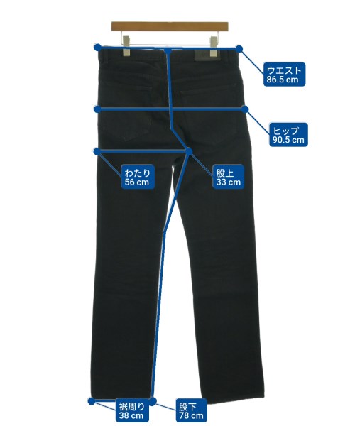 Acne（アクネ）デニムパンツ 黒 サイズ:34/32(XL位) メンズ/2200605418578