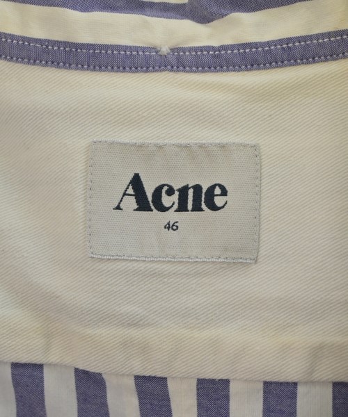 Acne（アクネ）カジュアルシャツ 青 サイズ:46(M位) メンズ/2200606803021