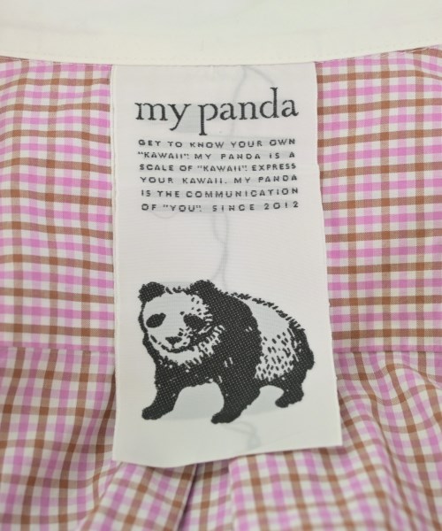 my panda（マイパンダ）カジュアルシャツ ピンク サイズ:3(L位) メンズ/2200608786070
