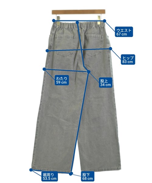 fredy emue（フレディエミュ）デニムパンツ グレー サイズ:38(M位) レディース/2200627682025