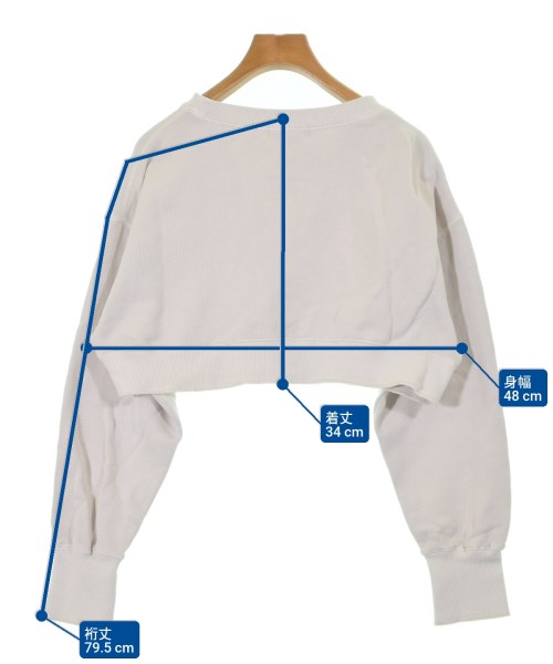 fredy emue（フレディエミュ）スウェット 白 サイズ:38(M位) レディース/2200634684029