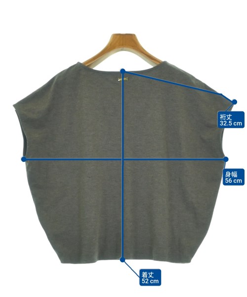 fredy emue（フレディエミュ）Tシャツ・カットソー グレー サイズ:38(M位) レディース/2200621843118