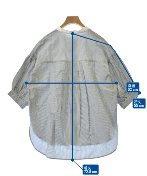 fredy emue（フレディエミュ）カジュアルシャツ 紺 サイズ:38(M位) レディース/2200619811112