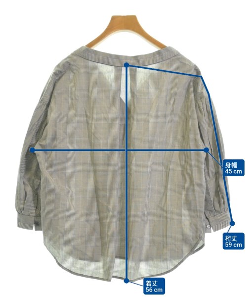 fredy emue（フレディエミュ）カジュアルシャツ グレー サイズ:38(M位) レディース/2200613463232