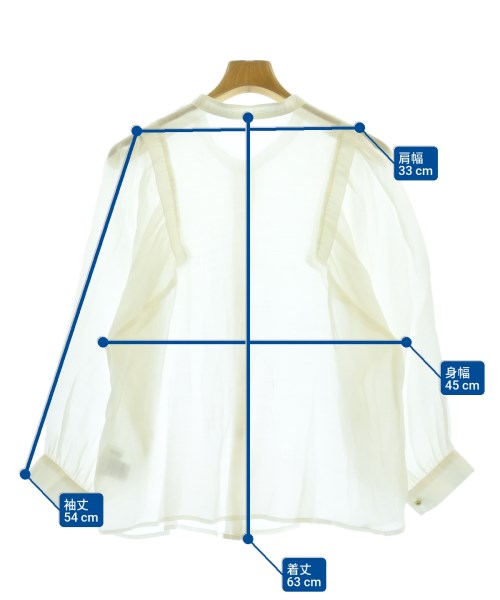 fredy emue（フレディエミュ）カジュアルシャツ 白 サイズ:38(M位) レディース/2200617896036