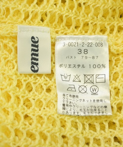 fredy emue（フレディエミュ）ニット・セーター 黄 サイズ:38(M位) レディース/2200616216149