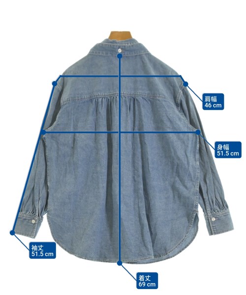 fredy emue（フレディエミュ）カジュアルシャツ 紺 サイズ:38(M位) レディース/2200613132107