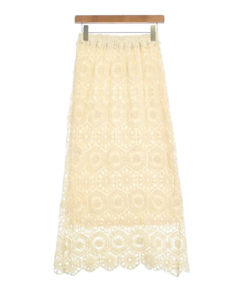 fredy emue（フレディエミュ）ロング・マキシ丈スカート 白 サイズ:38(M位) レディース/2200669406085
