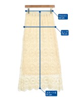 fredy emue（フレディエミュ）ロング・マキシ丈スカート 白 サイズ:38(M位) レディース/2200669406085