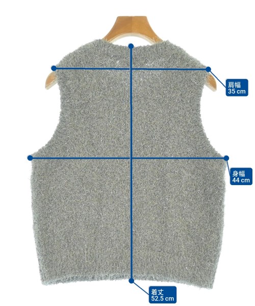 fredy emue（フレディエミュ）ベスト グレー サイズ:38(M位) レディース/2200672370212