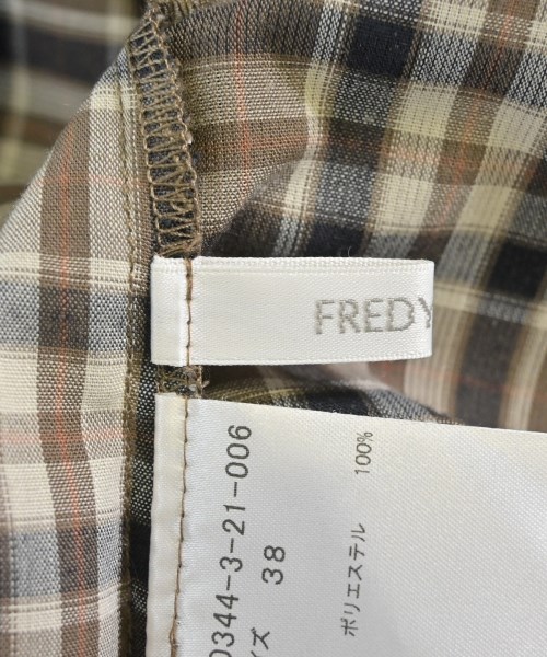 fredy emue（フレディエミュ）カジュアルシャツ 茶 サイズ:38(M位) レディース/2200674946125