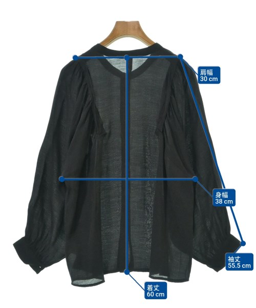 fredy emue（フレディエミュ）ブラウス 黒 サイズ:38(M位) レディース/2200676639100