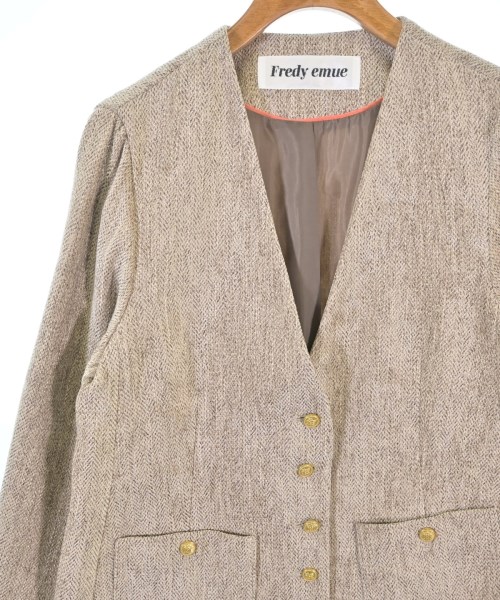 fredy emue（フレディエミュ）カジュアルジャケット ベージュ サイズ:38(M位) レディース/2200680910011