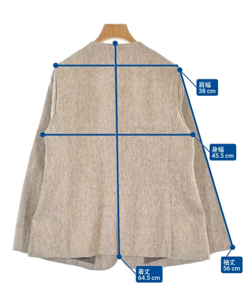 fredy emue（フレディエミュ）カジュアルジャケット ベージュ サイズ:38(M位) レディース/2200680910011