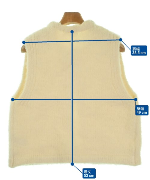 fredy emue（フレディエミュ）ベスト 白 サイズ:38(M位) レディース/2200655695028