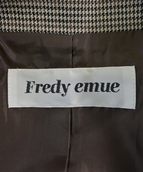 fredy emue（フレディエミュ）テーラードジャケット 茶 サイズ:38(M位) レディース/2200711410046