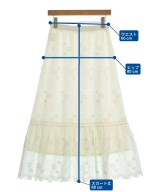 fredy emue（フレディエミュ）ロング・マキシ丈スカート 白 サイズ:38(M位) レディース/2200712443098