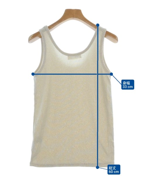 fredy emue（フレディエミュ）タンクトップ シルバー サイズ:38(M位) レディース/2200628438119