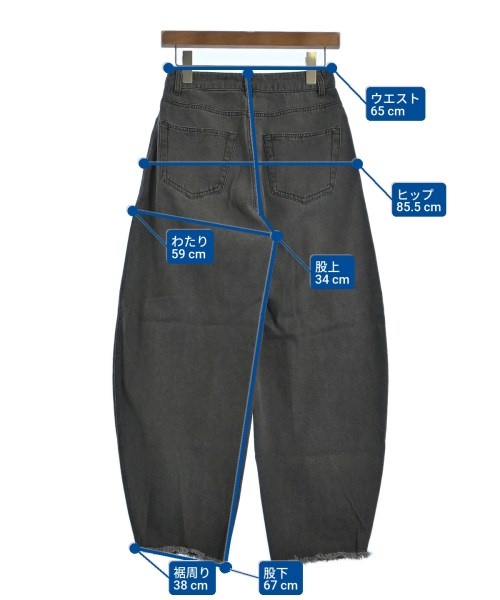 fredy emue（フレディエミュ）デニムパンツ 黒 サイズ:36(S位) レディース/2200635397263