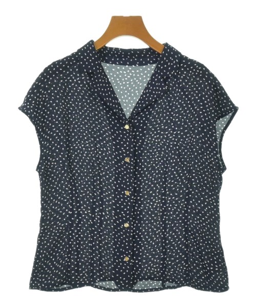 fredy emue(フレディエミュ)ブラウス 紺 サイズ:36(S位)/2200646961163