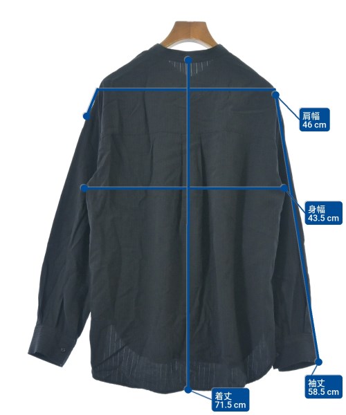 fredy emue（フレディエミュ）カジュアルシャツ 黒 サイズ:38(M位) レディース/2200663754120