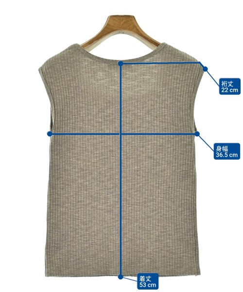 fredy emue（フレディエミュ）ノースリーブ 茶 サイズ:38(M位) レディース/2200665148163