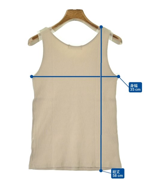 fredy emue（フレディエミュ）タンクトップ ベージュ サイズ:38(M位) レディース/2200665148224