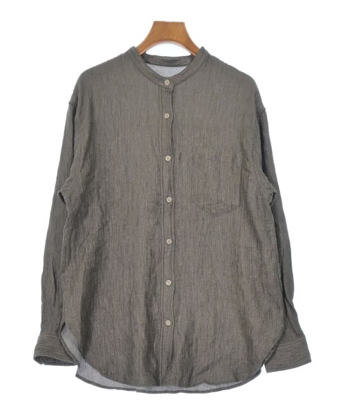 fredy emue(フレディエミュ)カジュアルシャツ 茶 サイズ:38(M位)/2200665190025