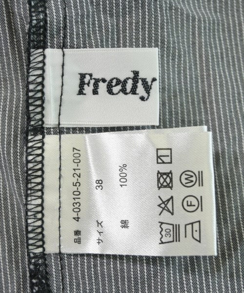 fredy emue（フレディエミュ）カジュアルシャツ 黒 サイズ:38(M位) レディース/2200717298303