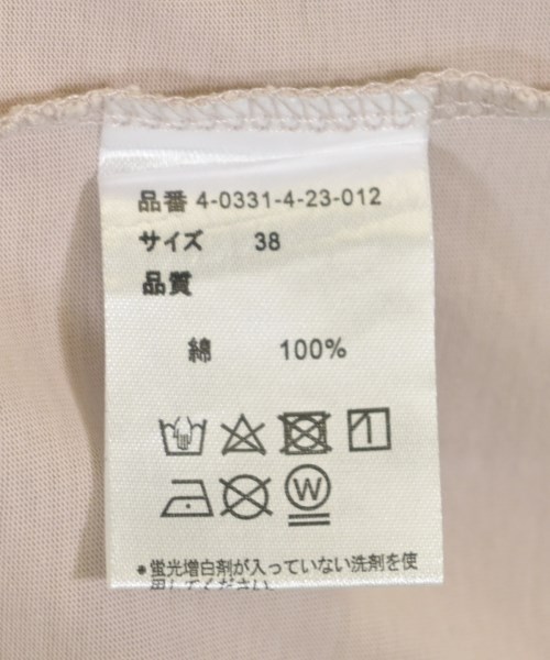 fredy emue（フレディエミュ）Tシャツ・カットソー ベージュ サイズ:38(M位) レディース/2200715758168