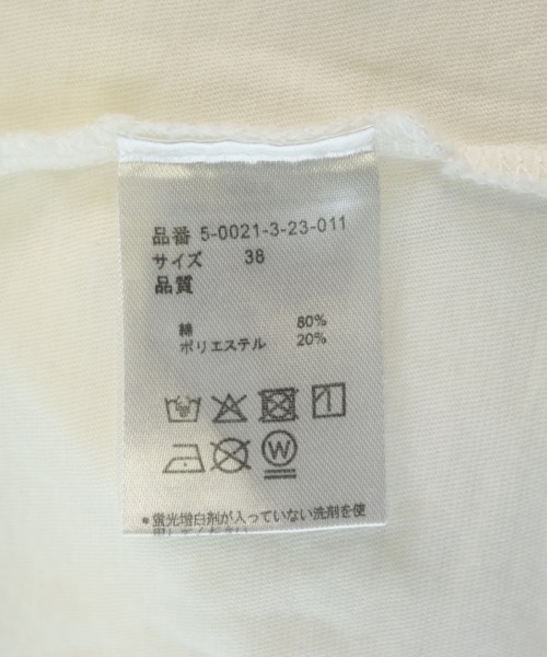 fredy emue（フレディエミュ）Tシャツ・カットソー 白 サイズ:38(M位) レディース/2200723712107