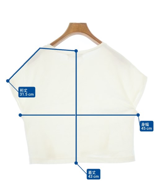 fredy emue（フレディエミュ）Tシャツ・カットソー 白 サイズ:38(M位) レディース/2200683674033