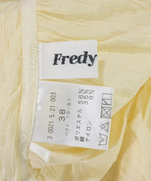 fredy emue（フレディエミュ）カジュアルシャツ 黄 サイズ:38(M位) レディース/2200689889073