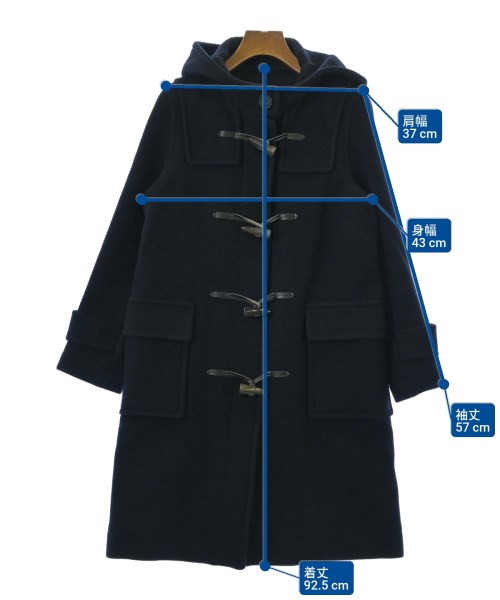 fredy repit（フレディレピ）ダッフルコート 紺 サイズ:36(S位) レディース/2200634077012