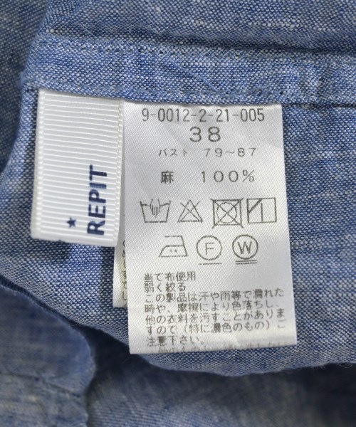fredy repit（フレディレピ）カジュアルシャツ 青 サイズ:38(M位) レディース/2200726978203