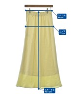 Nolley's Sophi（ノーリーズソフィー）ロング・マキシ丈スカート 黄 サイズ:38(M位) レディース/2200628271051
