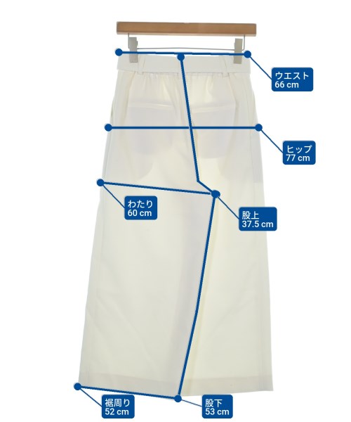 Nolley's Sophi（ノーリーズソフィー）スラックス 白 サイズ:36(S位) レディース/2200627954016