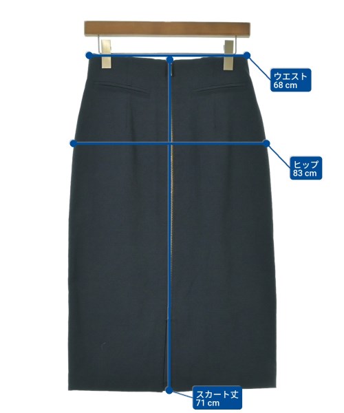 Nolley's Sophi（ノーリーズソフィー）ひざ丈スカート 紺 サイズ:38(M位) レディース/2200624837084